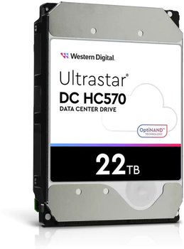Dysk twardy Western Digital Ultrastar DC HC570 22TB 7200rpm 512MB 0F48052 3.5 SAS