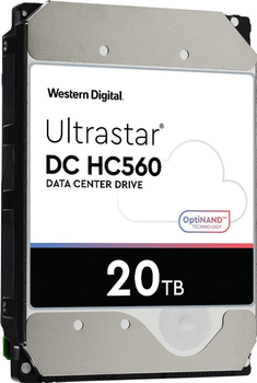Жорсткий диск Western Digital Ultrastar DC HC560 20TB 7200rpm 512MB WUH722020BLE6L4_0F38785 3.5 SATA III