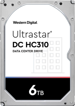 Dysk twardy Western Digital Ultrastar DC HC310 (7K6) 6TB 7200rpm 256MB HUS726T6TALE6L4_0B36039 3.5 SATA III