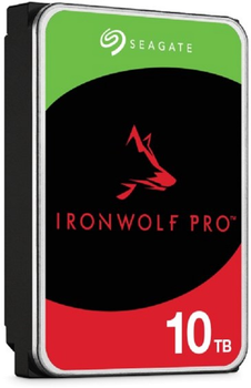 Dysk twardy Seagate IronWolf Pro 10 TB 7200 obr./min 256 MB ST10000NT001 3,5 SATA III