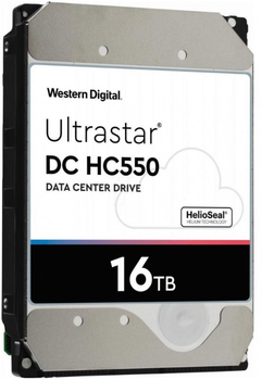 Dysk twardy Western Digital Ultrastar DC HC550 16TB 7200rpm 512MB WUH721816AL5204_0F38357 3.5 SAS