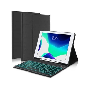 Чехол книжка с Bluetooth клавиатурой eAmpang для Apple iPad Mini 4 / Mini 5 (7.9") черный (004125)