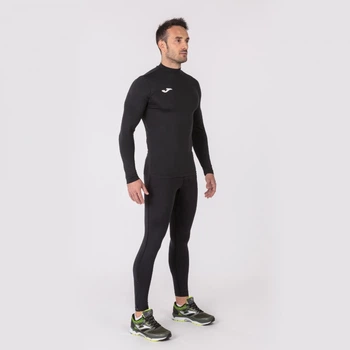 Комплект спортивного термобелья Joma Brama 101016.100+100449.100 - S-M - Чорний