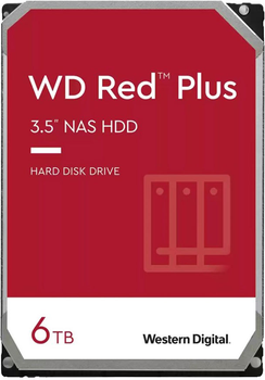 Жорсткий диск Western Digital Red 6TB 5400rpm 256MB WD60EFPX 3.5 SATA III