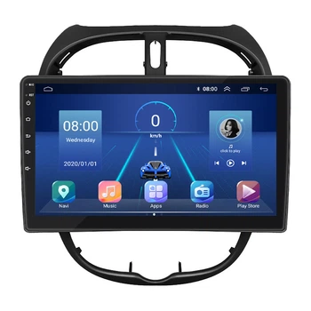 Штатная магнитола 9" Lesko для Peugeot 206 1998-2012 Top 6/128 4G WiFi GPS Пежо