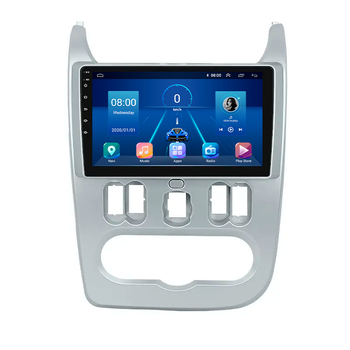 Штатная магнитола 9" Lesko для Dacia Sandero I 2007-2012 Base 2/32 WiFi GPS Дачия