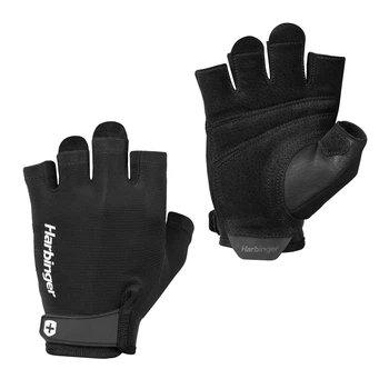 Перчатки для фитнеса Harbinger Power Non-Wristwrap Weightlifting Gloves Black S
