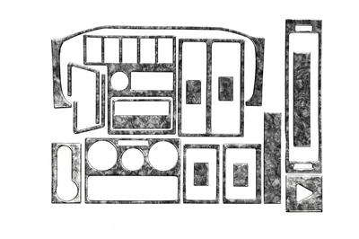 Накладки на торпедо (1999-2003) Титан для Volkswagen T4 Transporter