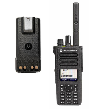 Рация Motorola DP4800e VHF Military Edition AES-256 шифрование с усиленной антенной доп усиленный аккумулятор 3000 mAh