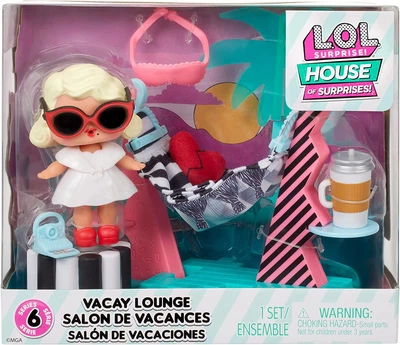 Набір MGA Entertainment LOL Surprise Furniture House Vacay Lounge Лол зона відпочинку