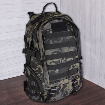 Зручний тактичний рюкзак в стилі мілітарі de esse 9065-WARRIOR-grey Сірий