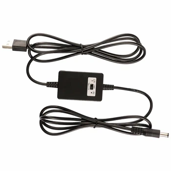 Кабель USB-DC 5.5x2.1 со встроенным преобразователем (с 5В на 9В/12В)