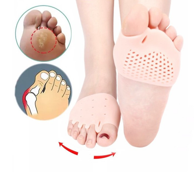 Силіконовий міжпальцевий розділювач коректор Valgus Pro Beige