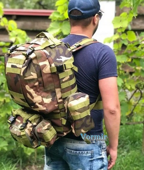 Тактичний військовий рюкзак Tactic-08 Pixel 55л Камуфляж