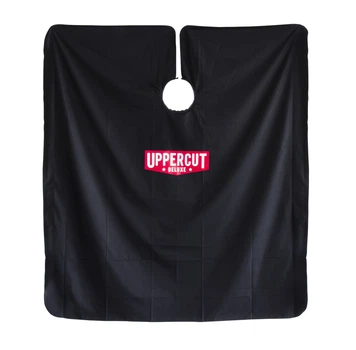 Парикмахерский пеньюар Uppercut Deluxe Barber Cape черный 143 на 128 см