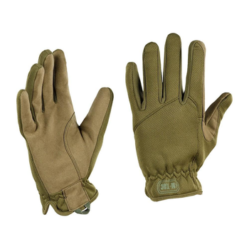 Тактичні військові рукавички M-Tac Scout Tactical Mk.2 Olive захисні рукавиці закриті пальці олива зимові M