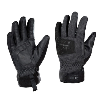 Перчатки зимние M-Tac Extreme Tactical Dark Grey, перчатки военные зимние зсу, тактические зимние перчатки XL