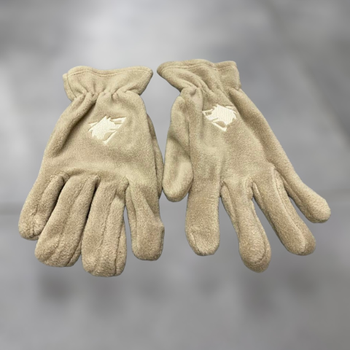 Рукавички зимові флісові Wolftrap пальцеві, колір Койот, тактичні зимові рукавички