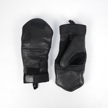 Тактичні зимові рукавиці Чорні L
