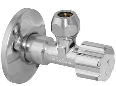 Кран вентильний Albertoni 1/2 "x3/8" для сантехприладів з цангою 8023017029866