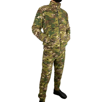 Тактичний флісовий костюм розмір 44/46 мультикам