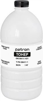 Тонер Patron Oki B411 1 кг Black (PN-OB411-1)
