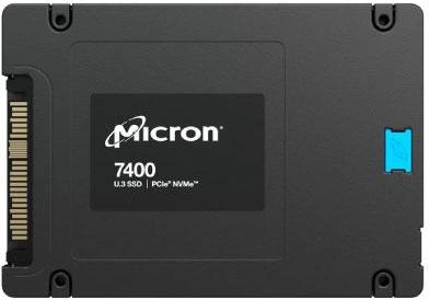 Micron 7400 MAX 1.6TB U.3 NVMe PCIe 4.0 3D NAND (TLC) (MTFDKCB1T6TFC-1AZ1ZABYYR)