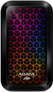 SSD диск ADATA SE770G 512GB 2.5" USB 3.2 Gen2 Type-C 3D NAND (TLC) Black (ASE770G-512GU32G2-CBK) External
