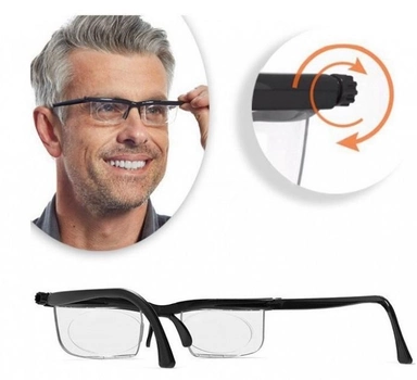 Очки с регулировкой линз Wester Dial Vision Adjustable Lens Eyeglasses от -6D до +3D