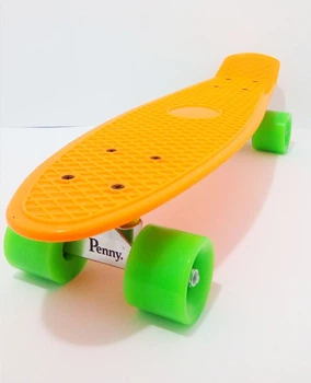 Скейт Пенни борд Penny board Classic 22 Оранжевый