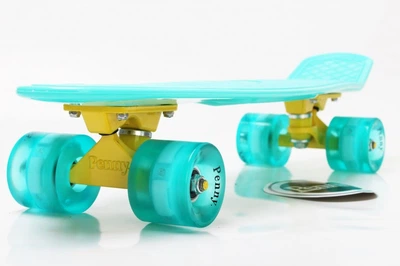 Скейт Пенни борд Penny board Classic Premium 22 Light Бирюзовый
