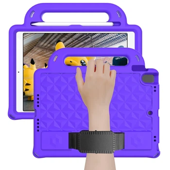 Чехол STR EVA с ремнём для ношения на плече и подставкой для Apple iPad 8 (10.2" экран) Purple