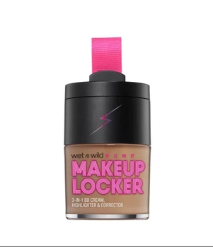 ВВ крем с консилером и хайлайтером Wet n Wild Makeup Locker - 3-In-1 Sheer BB Cream, Highlighter & Corrector "Medium Deep"