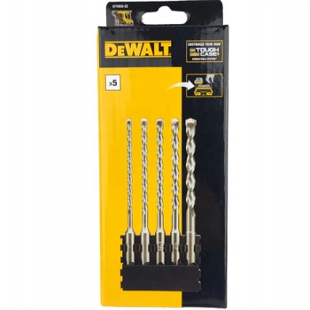 Набор буров DeWALT в касете для Tough Case, SDS Plus, L=160 мм., d=5.5, 6, 7, 8, 10 мм., 6 шт (DT70835)
