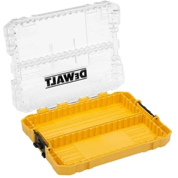 Ящик для инструментов DeWALT для бит системы TSTAK Tough Case М с футляром-2 шт, кассетами для бит 6 шт. (DT70803)