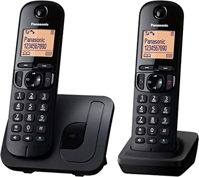 Телефон стаціонарний Panasonic KX-TGC212 PDB Black