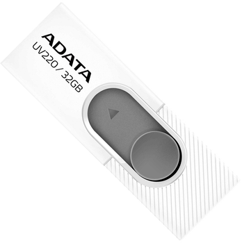 ADATA UV220 32GB USB 2.0 White (AUV220-32G-RWHGY)