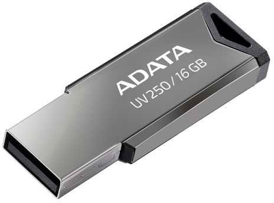ADATA UV250 16 GB USB 2.0 Szary (AUV250-16G-RBK)