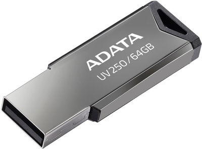 ADATA UV250 64 GB USB 2.0 Szary (AUV250-64G-RBK)