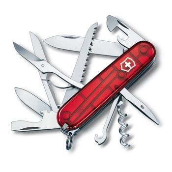 Нож Victorinox Huntsman Transparent Red (1.3713.T)