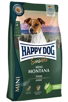 Сухой корм Happy Dog Sensible Mini Montana для мелких пород с кониной 4kg