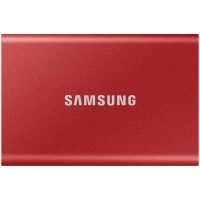 SSD накопитель samsung t7 2tb usb 3.2 gen.2 red (mu-pc2t0r/ww)