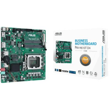 Материнська плата asus pro h610t d4-csm