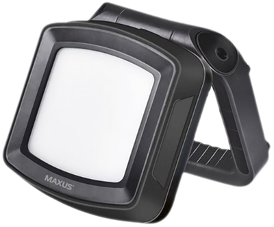 Прожектор светодиодный MAXUS Portable Emergency LED Light 8W 4100K IP65 5000mAh BLACK (MAX-8W-BLK-EM)