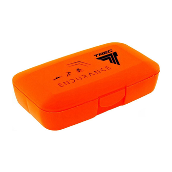 Таблетница TREC nutrition Pillbox Endurance, цвет оранжевый