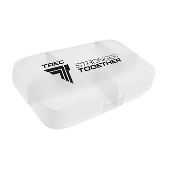 Таблетница TREC nutrition Pillbox Stronger Together, цвет белый