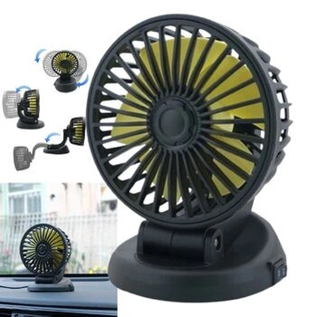 Автомобільний вентилятор ЛІДЕР 12V одинарний 4" від прикурювача(12800)