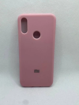 Чехол Silicone Cover Full для Xiaomi Redmi Note 7 Розовый