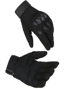 Тактичні Рукавиці Tactical Gloves PRO закриті рукавички чорні розмір L