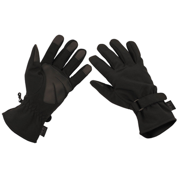 Перчатки сенсорные MFH SoftShell Черные XL